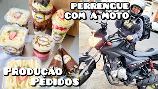 2 DIAS DE ROTINA NO MEU DELIVERY  Perrengue com a moto  produção e pedidos [upl. by Iralam]