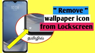 how to remove wallpaper icon in lockscreen for redmi in tamil [upl. by Carn]