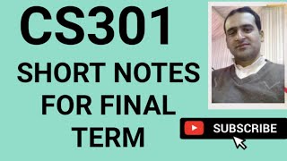 cs301 short notes for final term [upl. by Aggappe299]