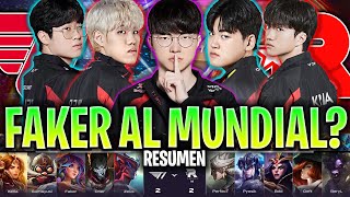 FAKER EN LA SERIE MÁS IMPORTANTE DEL AÑO😱  T1 vs KT Resumen Completo LCK REGIONAL QUALIFIER [upl. by Annauqahs]