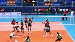 Cignal EXPLODES in crucial moment to take set 1 vs Nxled  2024 PVL REINFORCED CONFERENCE [upl. by Loss]