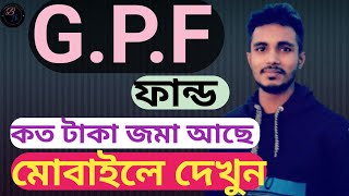 how to check gpf statement online 2023gpf fund balance checkজিপিএফ ফান্ড ব্যালেন্স চেক করুন।gpf [upl. by Drannek805]