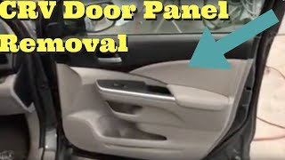 2012 2013 2014 2015 2016 Honda CRV How to Remove Door Panel Removal Replace Install [upl. by Adlesirg]