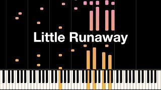 Benson Boone  Little Runaway  Piano Cover Synthesia Tutorial [upl. by Uziel]