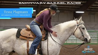 Sanctuary Barrel Races  2023 Medical Fund Recipient Tessa Plagmann [upl. by Lazos513]