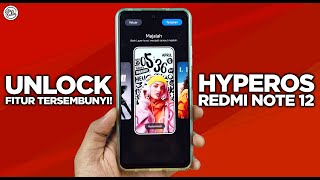 Cara Unlock Fitur Tersembunyi HyperOS Redmi Note 12  LOCK SCREEN MAGAZINE amp LOCK SCREEN ANIMATION [upl. by Kass]