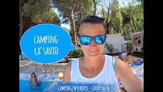 Camping Ca Savio Adriatyk Włochy  plaża morze baseny atrakcje i infrastruktura [upl. by Hickie]