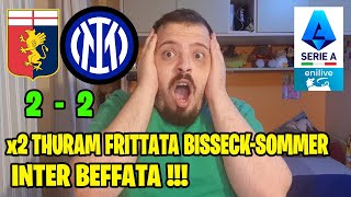 GENOAINTER 22 😱 FRITTATA BISSECKSOMMERRIGORE AL 95 MESSIAS BEFFA NEL FINALE‼️😱 [upl. by Ahseiyn]