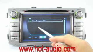 Car DVD Player TOYOTA HILUX 2012 built in Stereo GPS Navigation DVD System [upl. by Yanttirb]