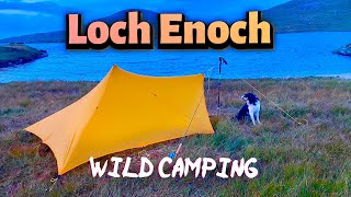 Wild Camping  Loch Enoch in the MLD Trailstar [upl. by Nosdivad]