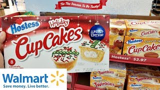 WALMART SHOP WITH ME CHRISTMAS FOOD WALK THROUGH 2018 [upl. by Jamel]