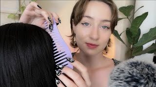 asmr hairplay amp personal attention [upl. by Yebloc293]