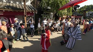 4K・ 【4K】Oiran procession in Nikko Edo Wonderland [upl. by Melleta]