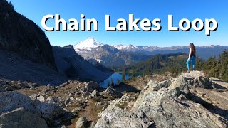 Chasing Fall Color at Mount Baker  Chain Lakes Loop [upl. by Ylicic]