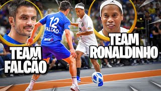 Ronaldinho vs Falcão  REIS DO DRIBLE 2022  JOGO COMPLETO [upl. by Enirod]