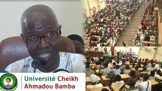 UCAB Conférence sur la philosophie islamique animée par PR Souleymane Bachir Diange [upl. by Tobey]