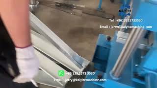 Steel metal z purlins roll forming machine [upl. by Belford12]