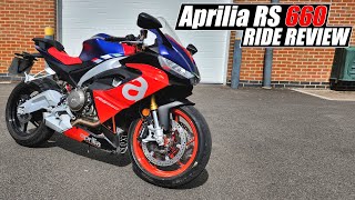 202324 Aprilia RS 660  First Impressions Ride Review [upl. by Alexandros]