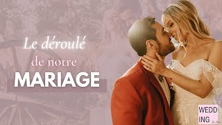 Le chronogramme détaillé de notre mariage et la vidéo [upl. by Porte]