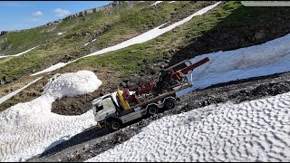 Spezial Transport 🇨🇭⛰️ mit dem LKW zum Titlis ⛰️🇨🇭 [upl. by Horne]