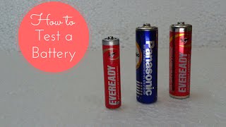 How to TestCheck a 15V BatteryAAA AA using Digital Multimeter [upl. by Akila]