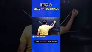 Day 02 of Graph  Learn Application of Graphical Solution  Anna OG Solution iitjee [upl. by Nulubez]