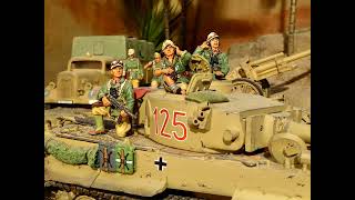 WW2 North Africa  German Afrika Korps Diorama  Part 2 photovideo Figures mostly King amp Country [upl. by Florri]