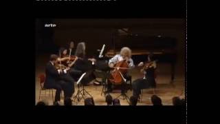 Argerich plays SCHUMANN Piano Quintet op 44 E flat Major [upl. by Ahseinaj913]