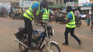 TVS Bike stunt in Nigeria [upl. by Tarryn]