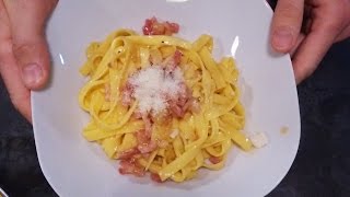 Recette des pates à la carbonara italienne [upl. by Voletta]