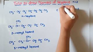 Trick to draw isomers of any Alkane [upl. by Root413]