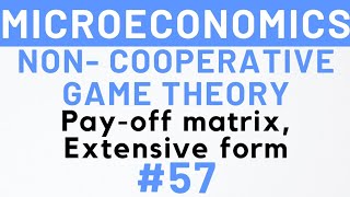 57 Pay Off matrix Extensive Form Game Game Theory Equilibrium  Kanishka Luthra [upl. by Anayd]