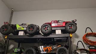 Arrma Kraton 8s and 6s EXB comparison [upl. by Wrdna]