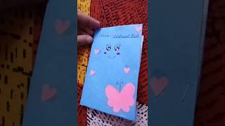 Beautiful handmade diary ideabeautiful craft subscribe 😍😍😍 [upl. by Sheryle]