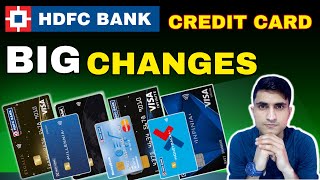 CARD Update HDFC Credit Cards BIG CHANGES 😱💳 [upl. by Bornstein128]