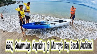 Kayak Fishing at Murrays Bay Beach Auckland [upl. by Lingwood]