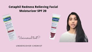 Cetaphil Redness Relieving Facial Moisturizer SPF 20 Review  Undercover Chemist [upl. by Elvera544]