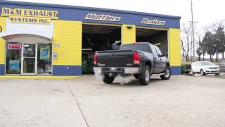 2011 GMC Sierra Exhaust Black Widow [upl. by Elston]