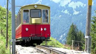 Chemin de fer Schynige Platte Schynige Platte Bahn [upl. by Halyk]