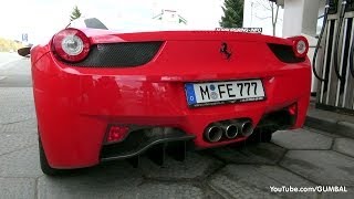 Ferrari 458 Italia  Massive LOUD Revs  Acceleration Sounds [upl. by Jelene]