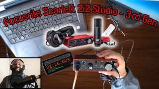 Focusrite Scarlett 2i2 Studio 3rd Gen 🎤  Mobile Studio Recording 🔴  USB Audio Interface 🔥 [upl. by Unity265]