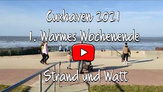 Der erste VorFrühlingstag in Cuxhaven  am Strand in Duhnen [upl. by Euqinommod]