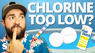 Low Chlorine How to Raise FREE CHLORINE in Your Pool  Swim University [upl. by Gradeigh]