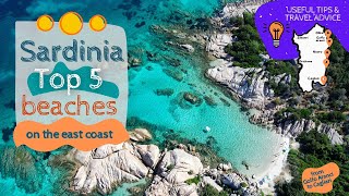 Sardinia  Top 5 beaches on the East Coast  travel info amp useful tips [upl. by Gamin808]