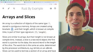 Rust By Example Arrays and Slices [upl. by Erbes]