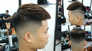 Hướng dẫn cách FADE đơn giản  kiểu tóc MOHICAN  Tóc nam đẹp 2021  Chính Barber [upl. by Jethro]