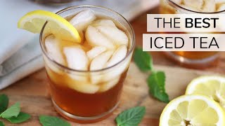 THE BEST ICED TEA  how to make cold brew iced tea [upl. by Astto]