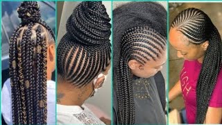 Trending  jolie modèle de Tresse africaine avec meche [upl. by Nadual]