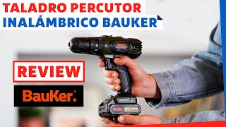 Review Taladro percutor inalámbrico Bauker [upl. by Wilburn]