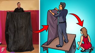 WORLDS 10 MOST FAMOUS MAGIC TRICKS FINALLY REVEALED  GREATEST MAGIC SECRETS [upl. by Anomahs]